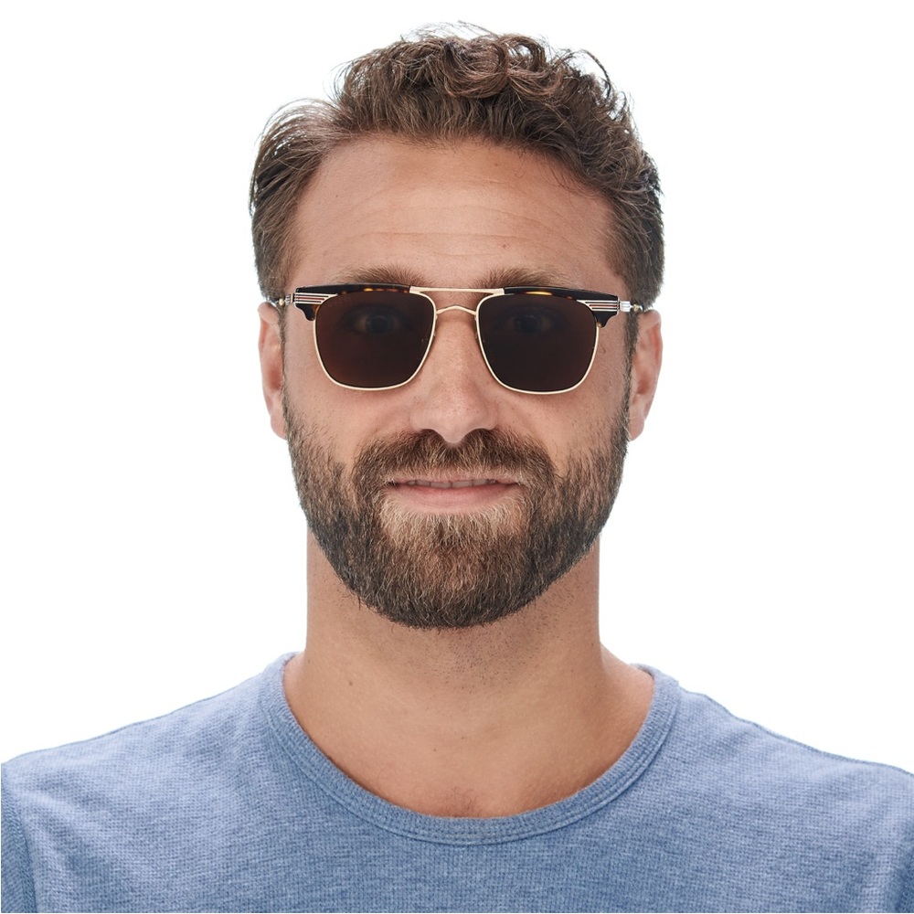 Gucci Men’s GG0287S 52MM Sunglasses 💯% Authentic - Picture 13 of 16